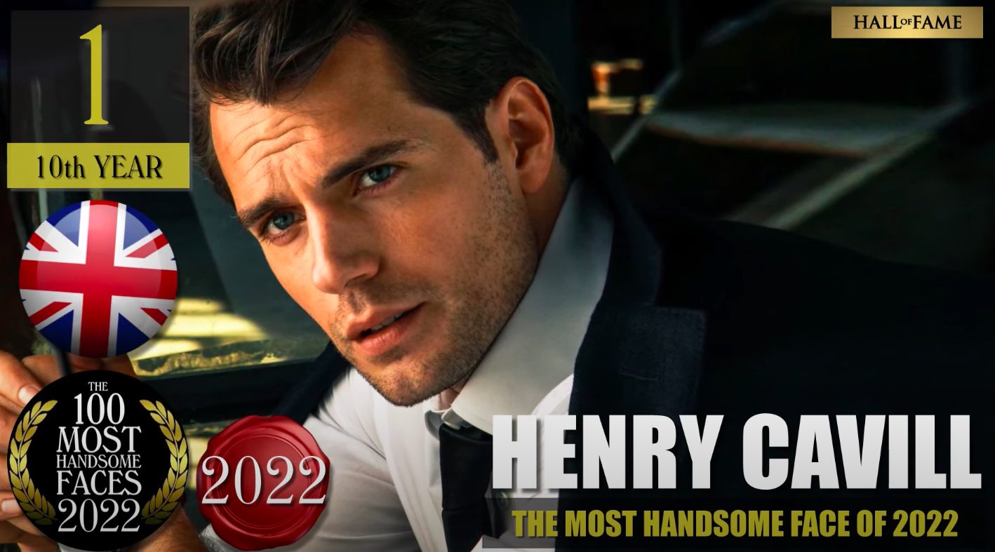 「2022年世界で最もハンサムな顔 」第1位ヘンリー・カヴィル（Henry Cavill）さん
