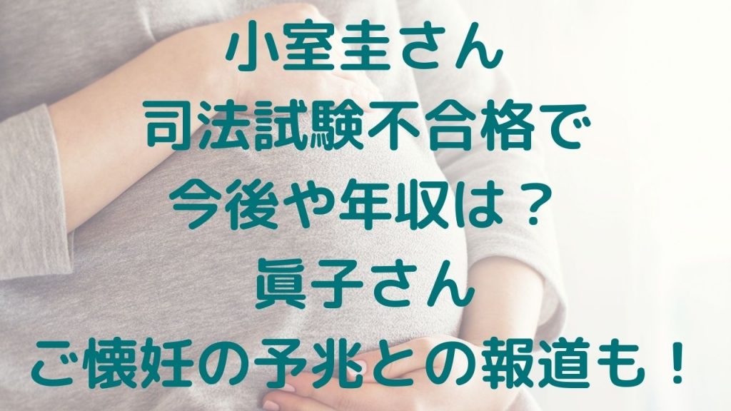 小室圭さん司法試験不合格で今後や年収は？眞子さんご懐妊の予兆との報道も！